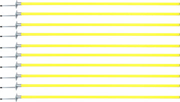 Agility Slalom Training Poles Soccer Rugby Set