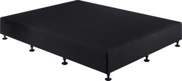 Palermo King Single Ensemble Bed Base Midnight Black Linen Fabric