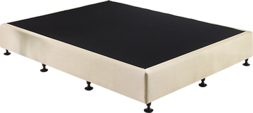 Palermo King Single Ensemble Bed Base Platinum Natural Sand Linen Fabric