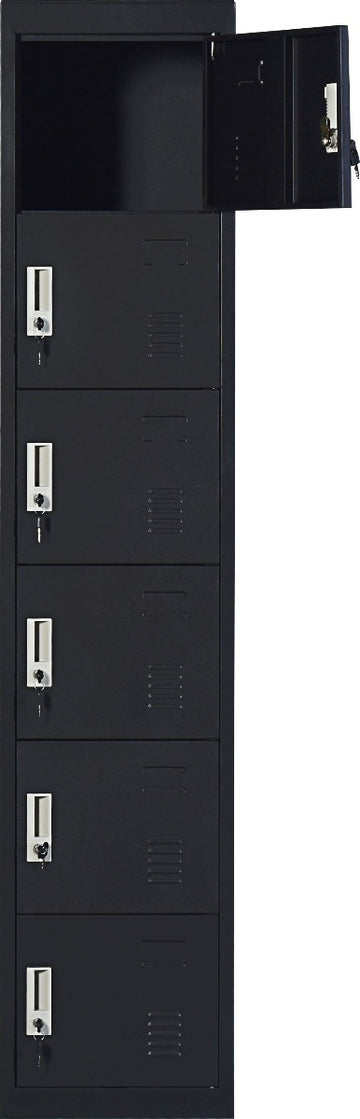 Six-Door Office Gym Shed Storage Lockers