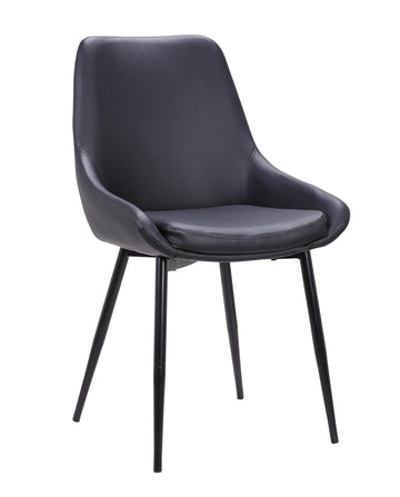 Emery - Dining Chair - Black PU (Set of 2)