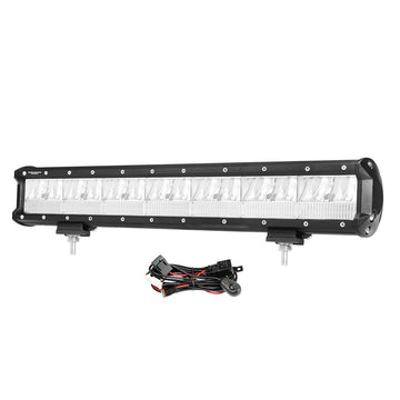 DEFEND INDUST 20inch Cree LED Light Bar Spot Flood Driving Lamp Offroad 4WD SUV Truck