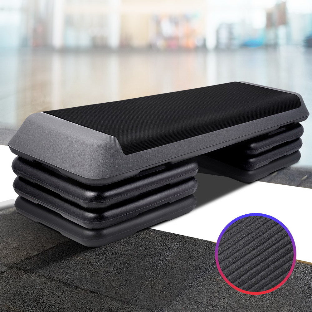 Everfit 4 Level Aerobic Exercise Step Stepper Riser Gym Cardio Fitness