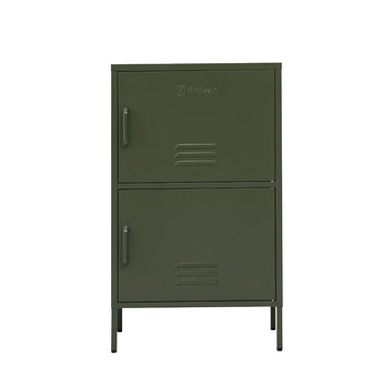 ArtissIn Base Metal Locker Storage Shelf Organizer Cabinet Buffet Sideboard Green