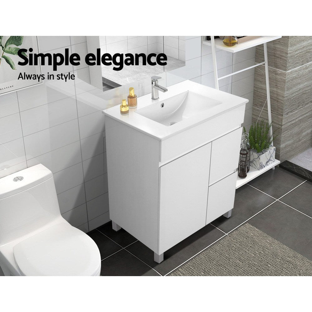 Cefito 750mm Bathroom Vanity Cabinet Unit Wash Basin Sink Storage Free ...