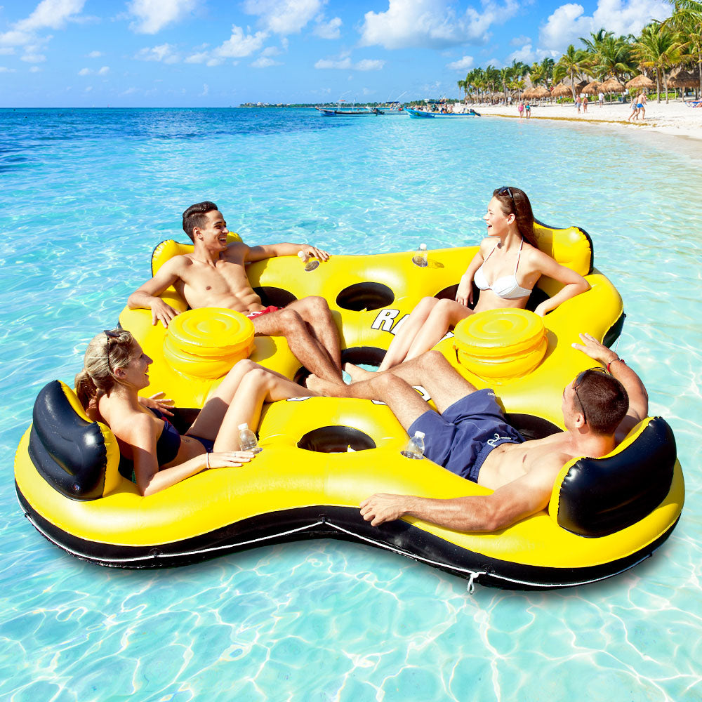Bestway Inflatable Floating Float Floats Island Pool Raft Water Fun 4 ...
