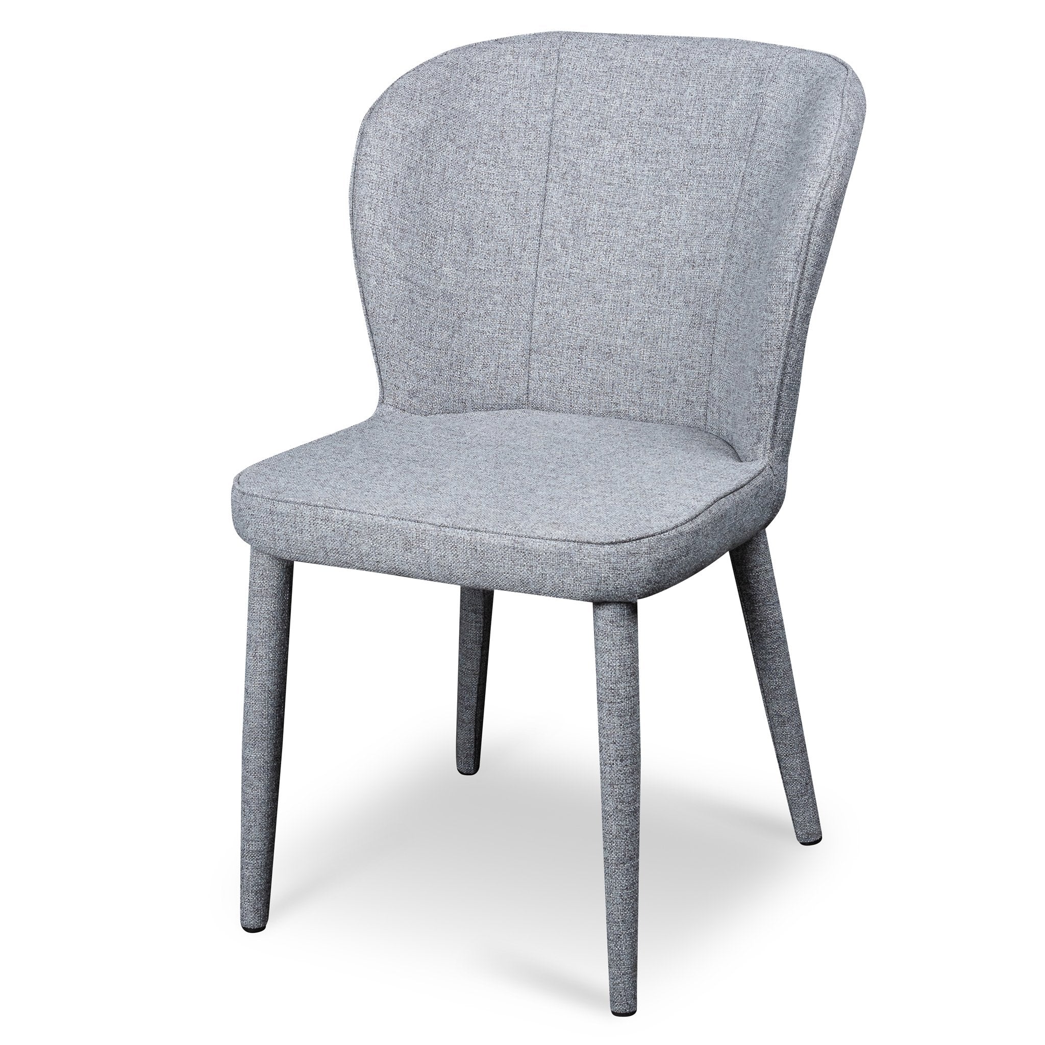 Ivy Dining Chair - Pebble Grey Fabric