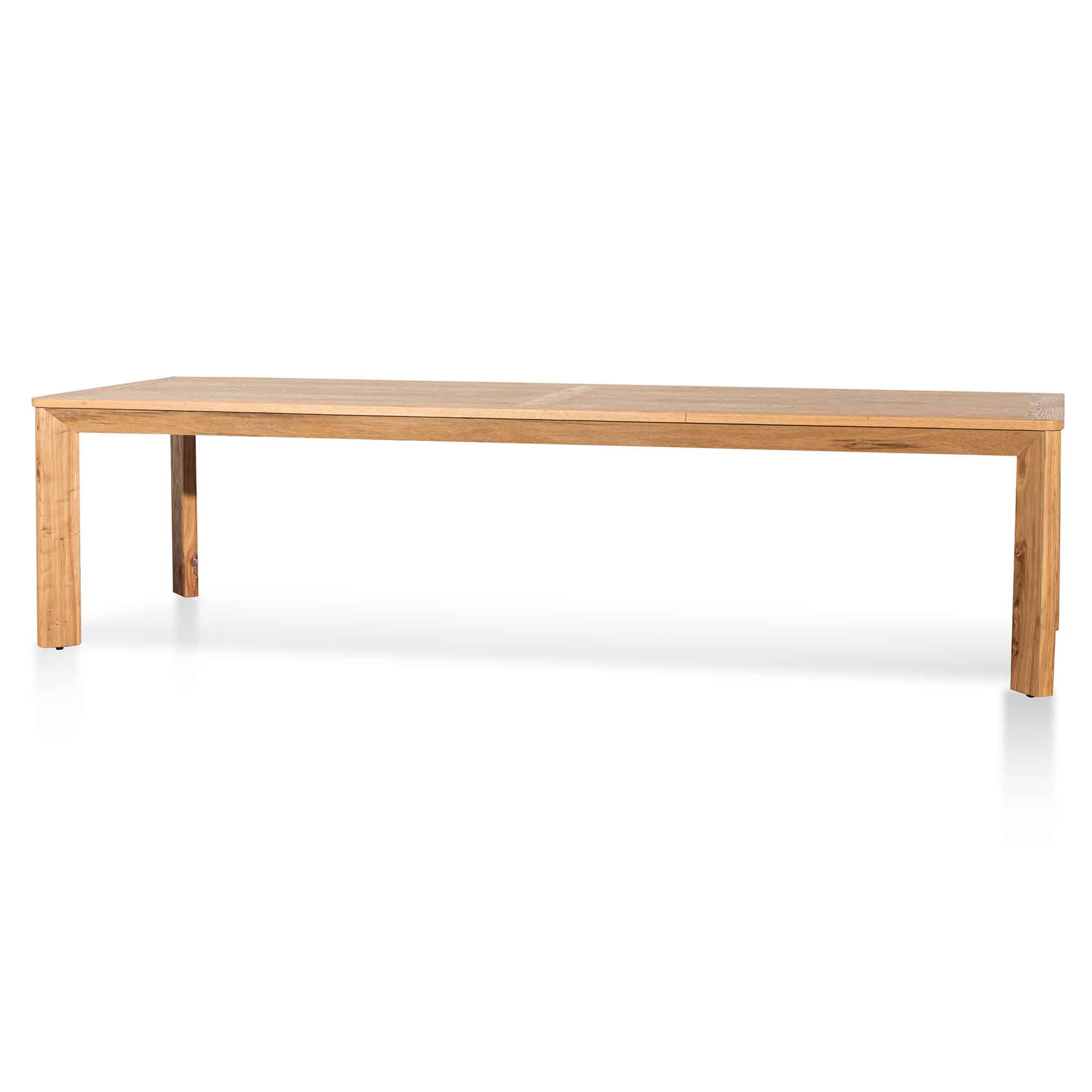 Madison 3m Wooden Dining Table - Distress  Natural