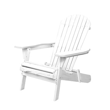 Gardeon Outdoor Furniture Adirondack Chairs Beach Chair Lounge Wooden Patio Garden