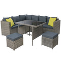 Outdoor Furniture Patio Set Dining Sofa Table
