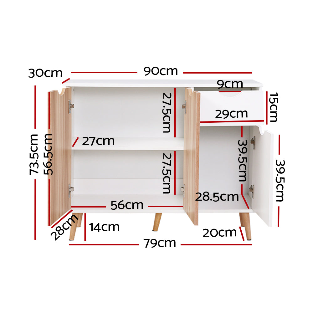Artiss Buffet Sideboard Cabinet Storage Hallway Table Kitchen Cupboard Drawer