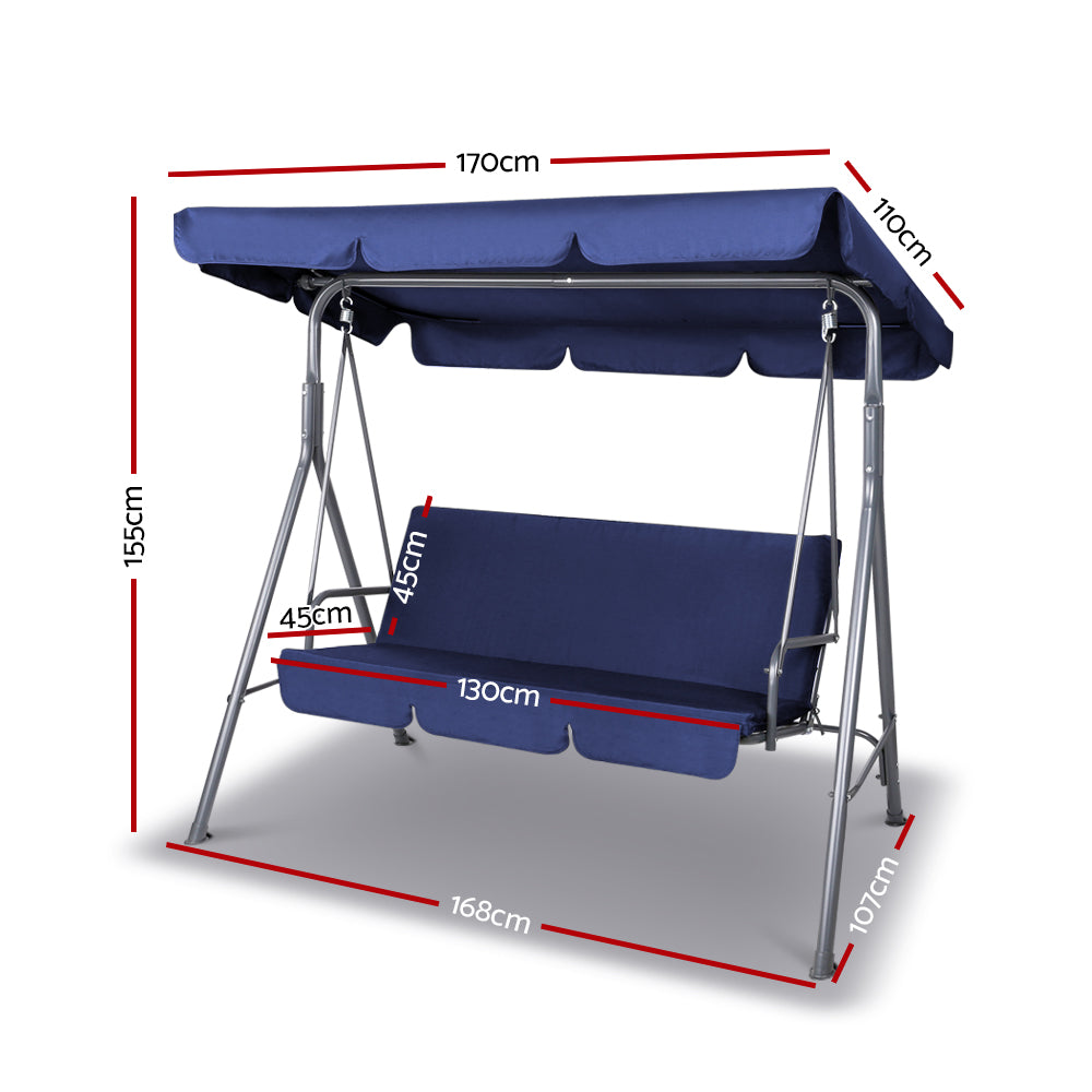 Canopy Swing Chair - Navy