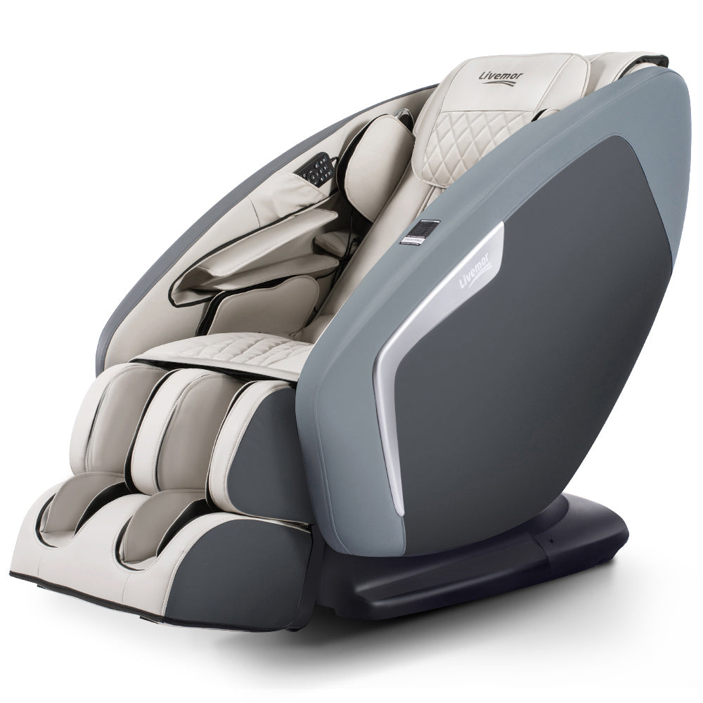 Livemor 3D Electric Massage Chair Zero Gravity Recliner Head Massager Air Bag