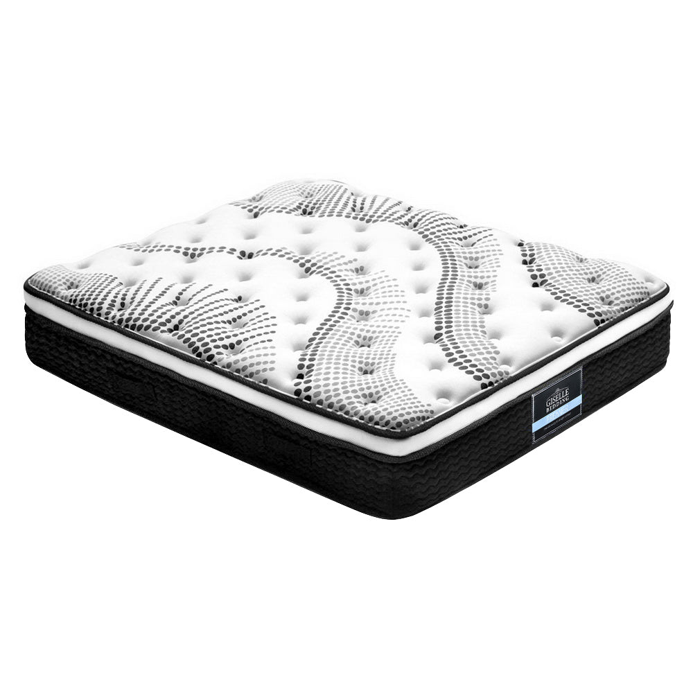 Giselle Bedding Como Euro Top Pocket Spring Mattress Double