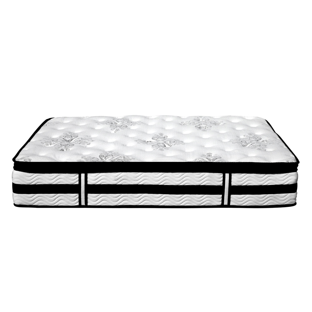 algarve euro top pocket spring mattress queen size