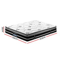 Galaxy Euro Top Cool Gel Pocket Spring Mattress Queen