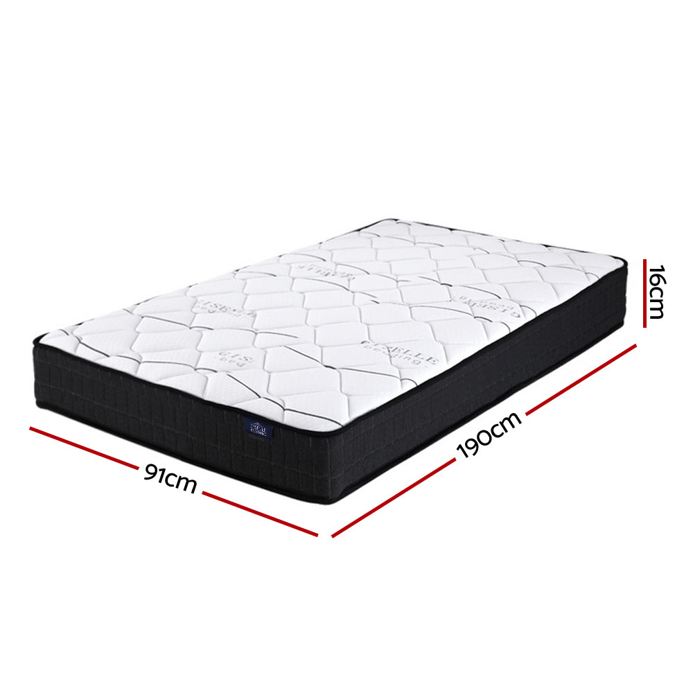 Giselle Bedding Glay Bonnell Spring Mattress Single