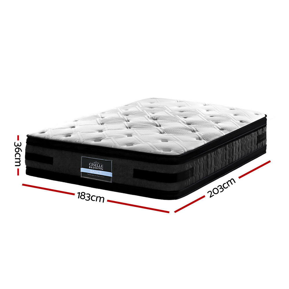 Luna Euro Top Cool Gel Pocket Spring Mattress 36cm King