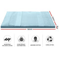 Giselle Bedding Cool Gel 7-zone Memory Foam Mattress Double