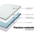 Giselle Bedding Cool Gel 7-zone Memory Foam Mattress Double