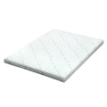 Cool Gel Memory Foam Mattress Topper Bamboo Cover 8cm Double