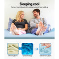 Cool Gel Memory Foam Mattress Topper Bamboo Cover 8cm Double