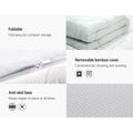 Cool Gel Memory Foam Mattress Topper Bamboo Cover 8cm Double