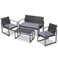 4PC Outdoor Furniture Patio Table Chair 