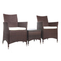 Gardeon 3 Piece Wicker Outdoor Furniture Set