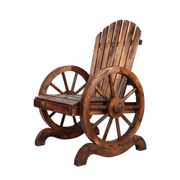 Gardeon Wooden Wagon Chair Outdoor