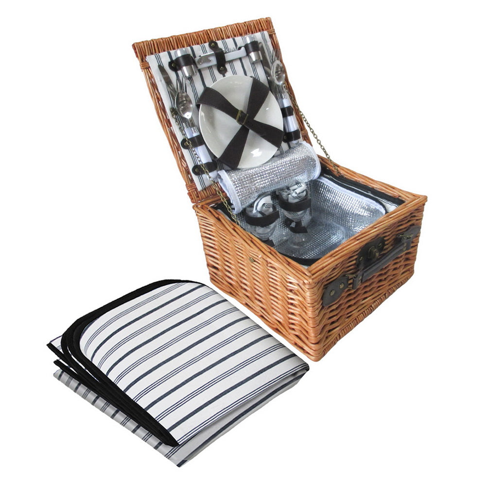 Alfresco 2 Person Picnic Basket Baskets Deluxe Outdoor Corporate Blank