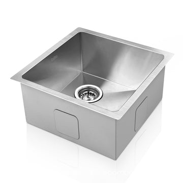 Cefito Stainless Steel Kitchen Sink 510X450MM Under/Topmount Sinks Laundry Bowl Silver