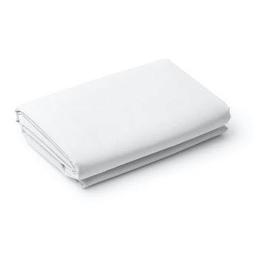 Royal Comfort 1200 Thread Count Fitted Sheet Cotton Blend Ultra Soft Bedding White Queen