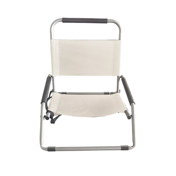 Havana Outdoors Beach Chair 2 Pack Folding Portable Summer Camping Outdoors - Natural