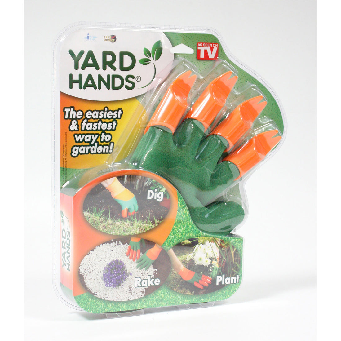 Yard Hands Garden Gloves All in One and Green