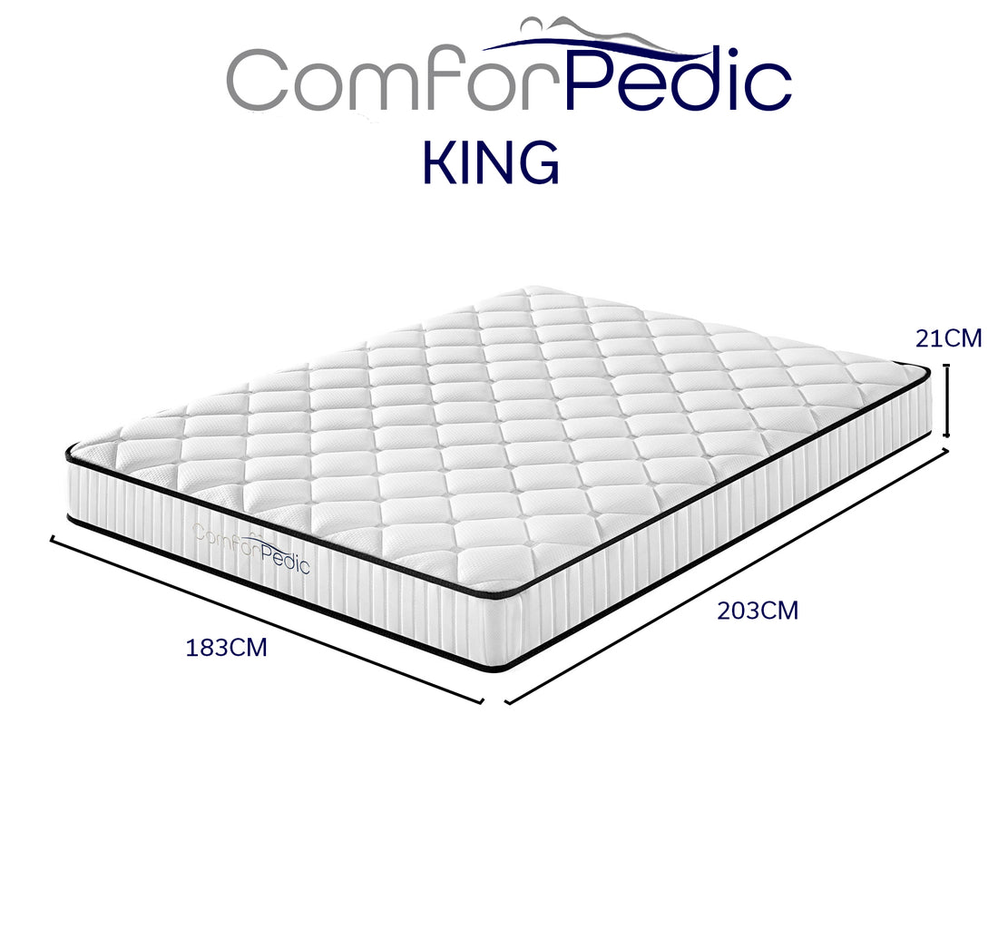 Comforpedic Mattress 5 Zone Medium Support Foam Bonnell Spring