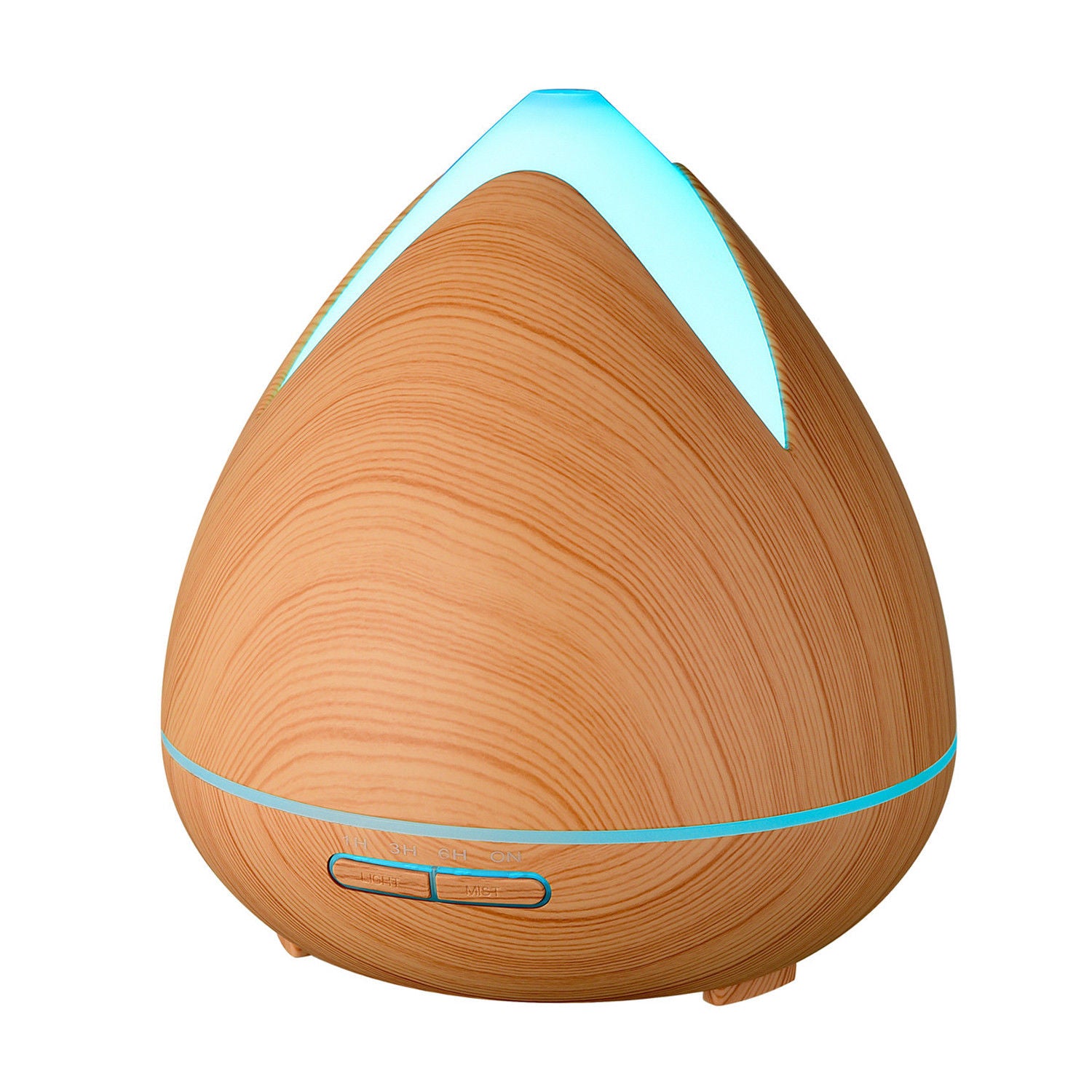 Essential Oils Ultrasonic Aromatherapy Diffuser Air Humidifier Purify 400ML  Light Wood