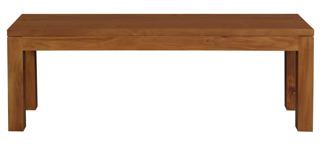 Tilda Solid Mahogany Bench (Light Pecan)