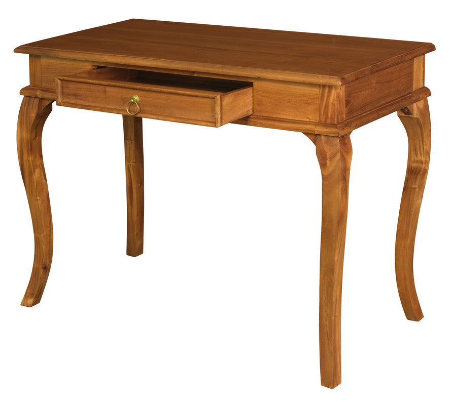 Queen Ann 1 Drawer Sofa Table (Light Pecan)