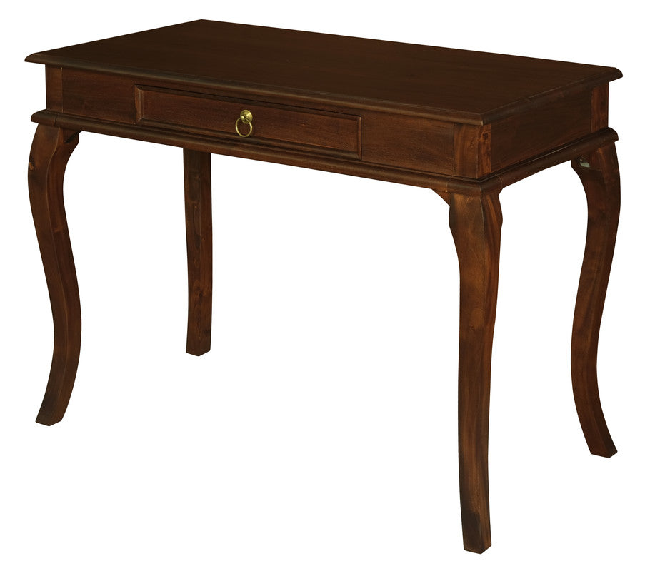 Queen Ann 1 Drawer Sofa Table (Mahogany)