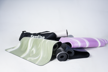 Sardine Sport Natural Rubber Yoga Mat, Extra 4.5mm, Thick & Large Mat, High-Density, Anti-Tear Green (L1830* W680* H4.5mm)