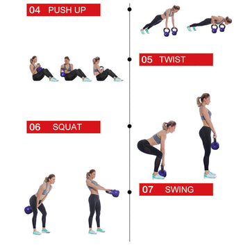 Sardine Sport Kettlebells Red/Black (6kg, 8kg, 10kg&12kg ) Red