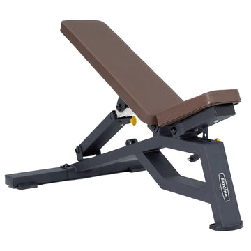 Sardine Sport Heavy Duty Bench Foldable Adjustable Commercial Grade Capacity 450kg(Brown)