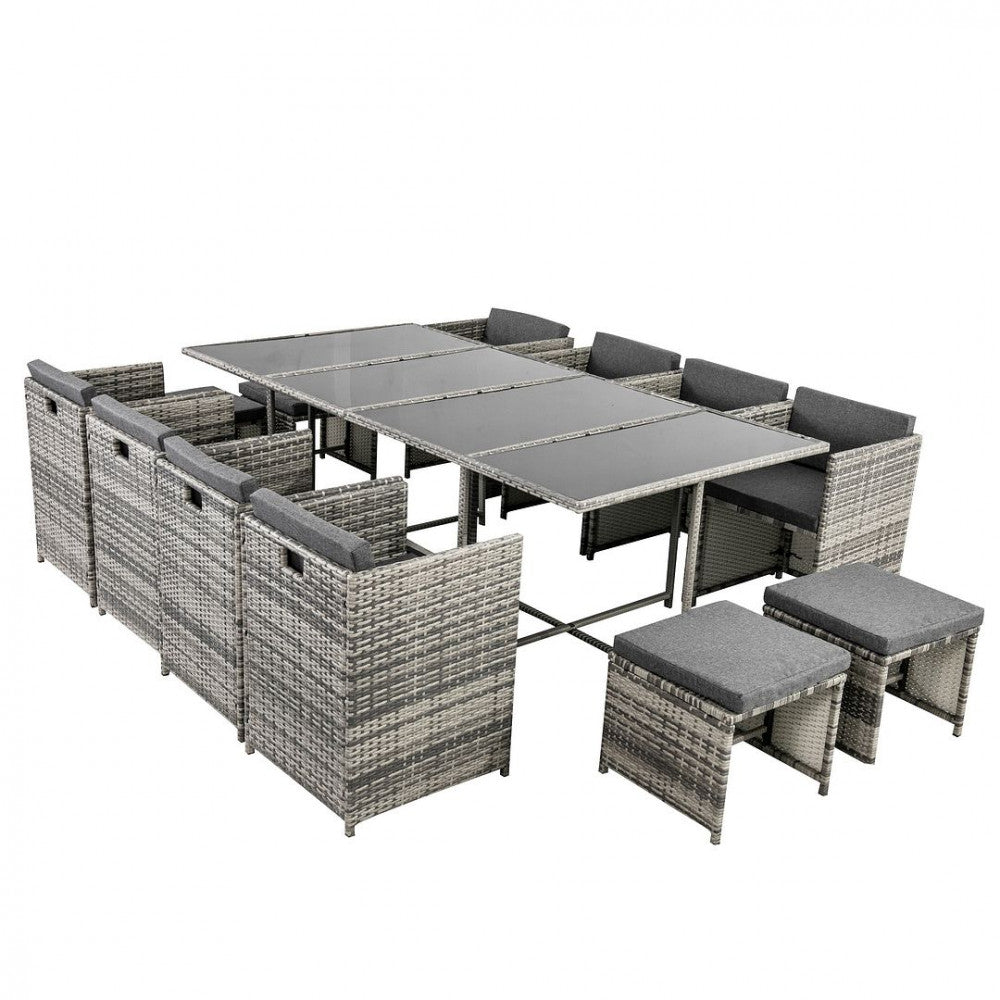 Bali 13PC Outdoor Dining Set