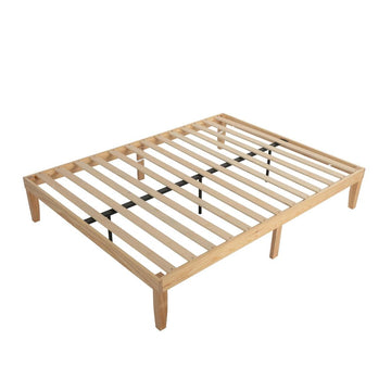 Natural Wooden Bed Base – King Single