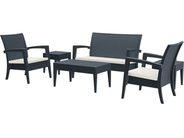 Tequila Lounge Set - Chocolate - No cushions