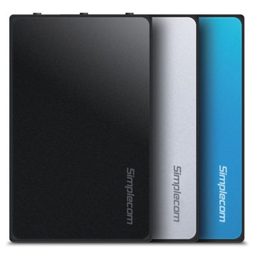 Simplecom SE325 Tool Free 3.5" SATA HDD to USB 3.0 Hard Drive Enclosure Black