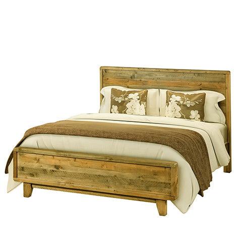 Woodstyle Bedframe King Size Antique Light Brown