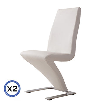 2 X Z Chair White Colour