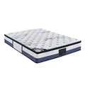 Double Mattress Latex Pillow Top Pocket Spring Foam Medium Firm